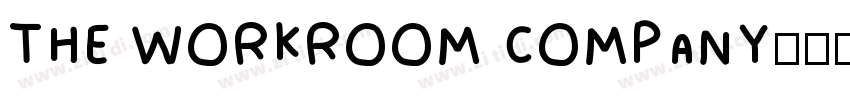 THE WORKROOM COMPANY字体转换